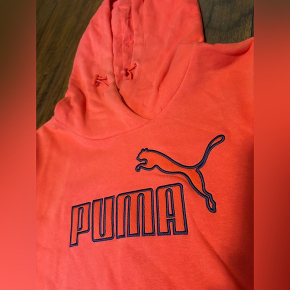 Women’s PUMA Vibrant coral Hoodie - Picture 2 of 3